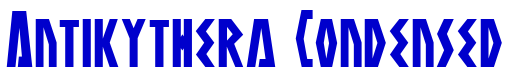 Antikythera Condensed font